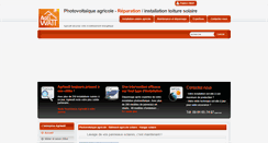 Desktop Screenshot of agriwatt.fr